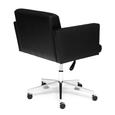 Кресло офисное Tetchair BRUNO Кожа + кож.зам, черный