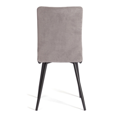 Стул обеденный La Rousse 2 шт. в упаковке Tetchair La Rousse 2 шт. в упаковке NEW, велюр, серый/черный, 29, 45х55х93 см