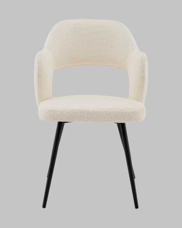 Стул Stool Group Роккиана букле молочный