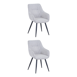Стул обеденный Stool Group Eliana серый 2 шт.