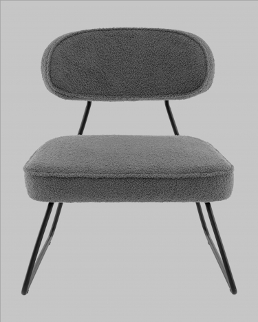 Кресло Stool Group Kate new ткань букле темно-серый