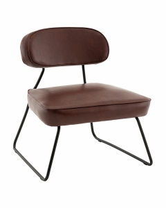 Кресло Stool Group Kate new ткань экокожа бордово-коричневый