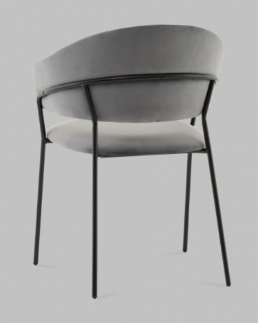 Стул Stool Group Бруно NEW велюр серый