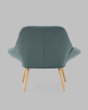Кресло Stool Group Олби Квадро зеленый