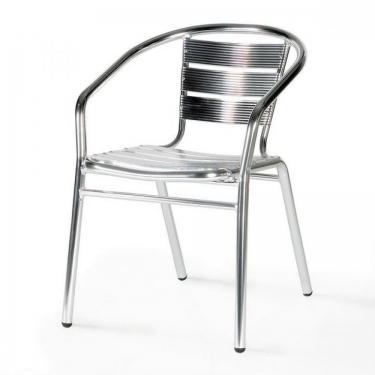 Стул алюминевый Афина-мебель LFT-3059 Silver metallic