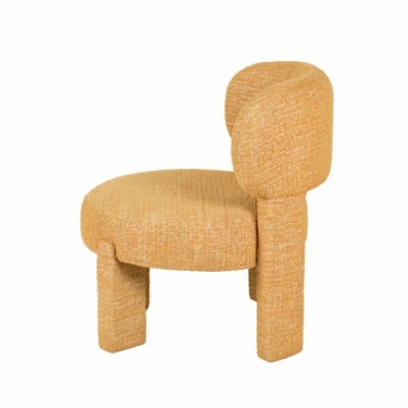 Кресло лаунж Stool Group Fani горчичный