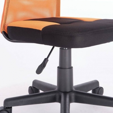 Кресло компактное BRABIX Smart MG-313 Черный-оранжевый
