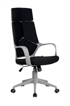 Кресло оператора Рива Riva Chair 8989 серый пластик Черный