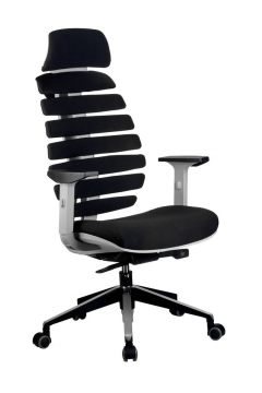 Кресло оператора Рива Riva Chair SHARK Черный