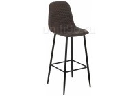 Барный стул  Drop Black-dark brown