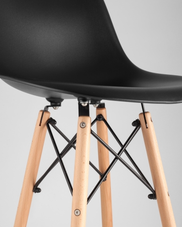 Стул Stool Group Eames DSW барный Черный