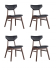 Комплект из четырех стульев Stool Group TOR 4 Синий