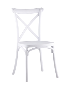 Стул пластиковый Stool Group Кроссбэк Белый