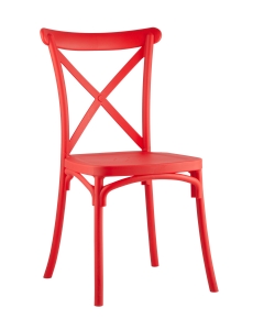 Стул пластиковый Stool Group Кроссбэк Красный