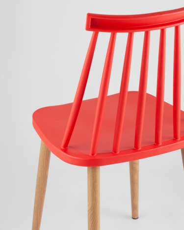 Стул пластиковый Stool Group Морган Красный