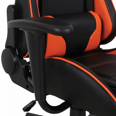 Кресло компьютерное BRABIX BRABIX GT Racer GM-100 Черный-оранжевый