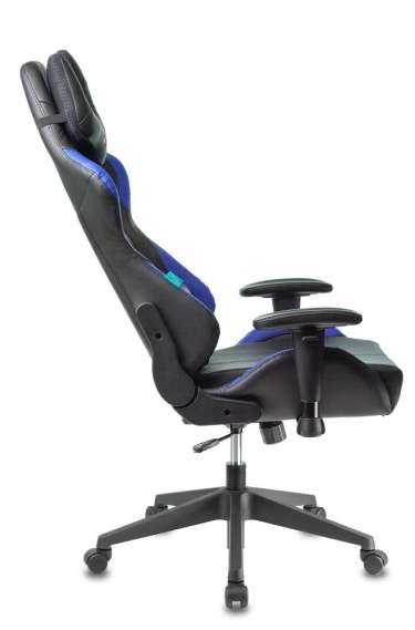 Кресло игровое Zombie Бюрократ VIKING 5 AERO BLUE