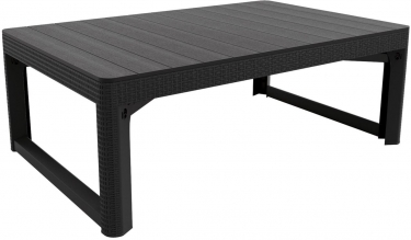 Столик KETER Lyon rattan table Графит