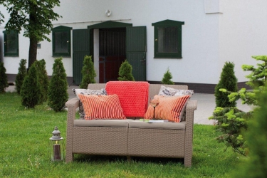 Диван двухместный CURVER Corfu Love Seat капучино