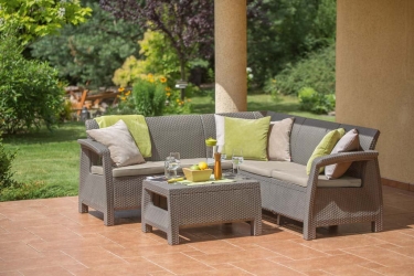 Зона отдыха CURVER Corfu Relax set Каппучино