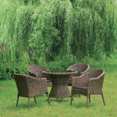 Комплект плетеной мебели Афина-мебель RT-A52 Brown 4Pcs