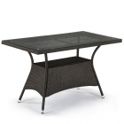 Плетеный стол Афина-мебель T198D-W53-130x70 Brown
