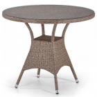 Плетеный стол Афина-мебель T197AT-W56-D90 Light Brown
