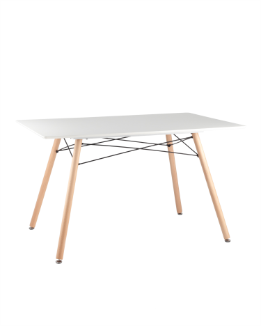 Стол Stool Group Eames DSW Rectangle Белый