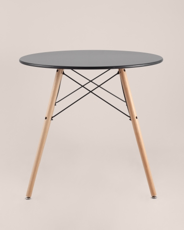 Стол обеденный Stool Group DSW D80 Черный