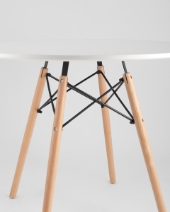 Стол обеденный Stool Group DSW D90 Белый