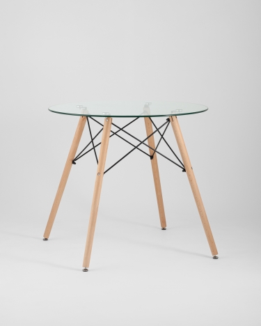 Стол обеденный Stool Group EAMES DSW Стеклянный