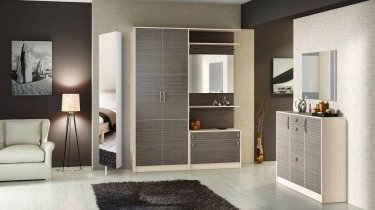 Поворотный зеркальный шкаф Shelf-on Lupo Белый