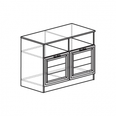 Тумба многоцелевого назначения Яна Лира 47 Дуб нортон темный