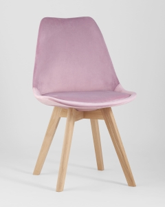 Стул обеденный Stool Group FRANKFURT велюр Розовый