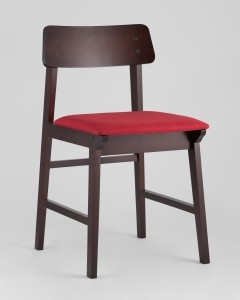 Комплект из двух стульев Stool Group ODEN мягкая тканевая Красная обивка
