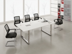 Стол рабочий, прямолинейный ALSAV GLOSS LINE НСР-П.006.2 Белый Премиум