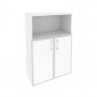 Шкаф средний широкий Рива ONIX O.ST-2.2R white Белый Бриллиант