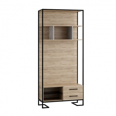 Стеллаж R-home Loft под ТВ Дуб натур