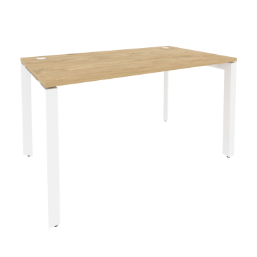 Стол рабочий на П-образном м/к Рива ONIX O.MP-SP-3.8 Тиквуд Светлый/Белый