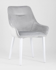 Стул Stool Group Диана NEW white велюр Серый