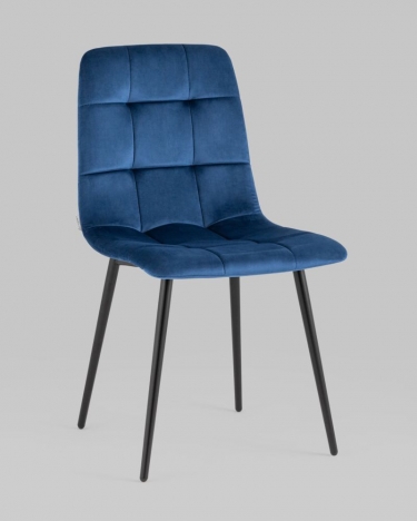 Стул Stool Group Одди велюр Синий