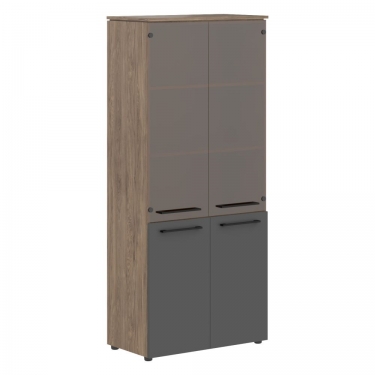 Шкаф с глухими дверьми Skyland MORRIS TREND MHC 85.1 Антрацит/Кария Пальмира