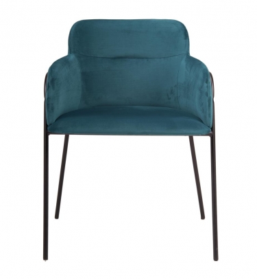 Стул R-home Strike black Aquamarin