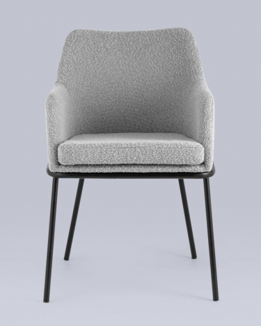Стул Stool Group Кози ткань букле Серый