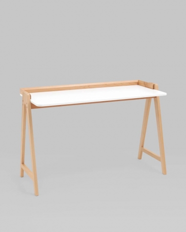 Стол письменный Stool Group Pyramid 11853 белый/светлое дерево