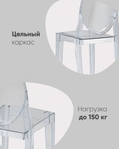 Стул Stool Group Victoria Ghost NEW Прозрачный
