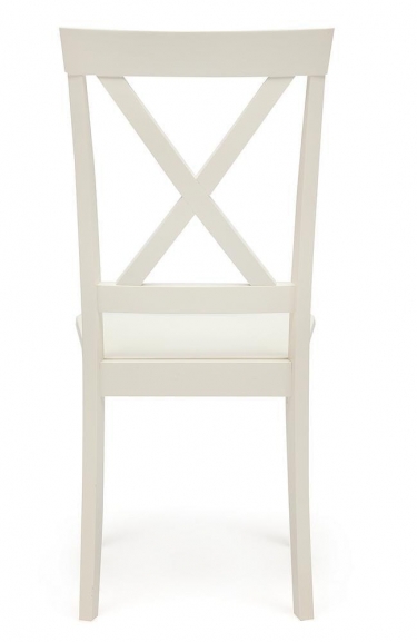Стул Tetchair GOLFI Гольфи дерево гевея/мдф, 44x54x95, pure white 402
