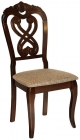Стул Tetchair Андромеда/ Andromeda дерево гевея, 47х55,5х107 см, Cappuchino, ткань коричневая S 168-7