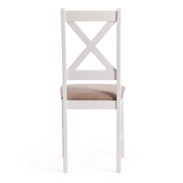 Стул Tetchair CROSSMAN Многослойная фанера, 1004140, white, ткань бежевая Ford William 7