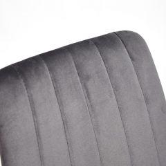 Стул Tetchair DUBLIN mod. 7066 металл,ткань, 45 х 56 х 88 х 51 см, серый вельвет/бук, G062-40